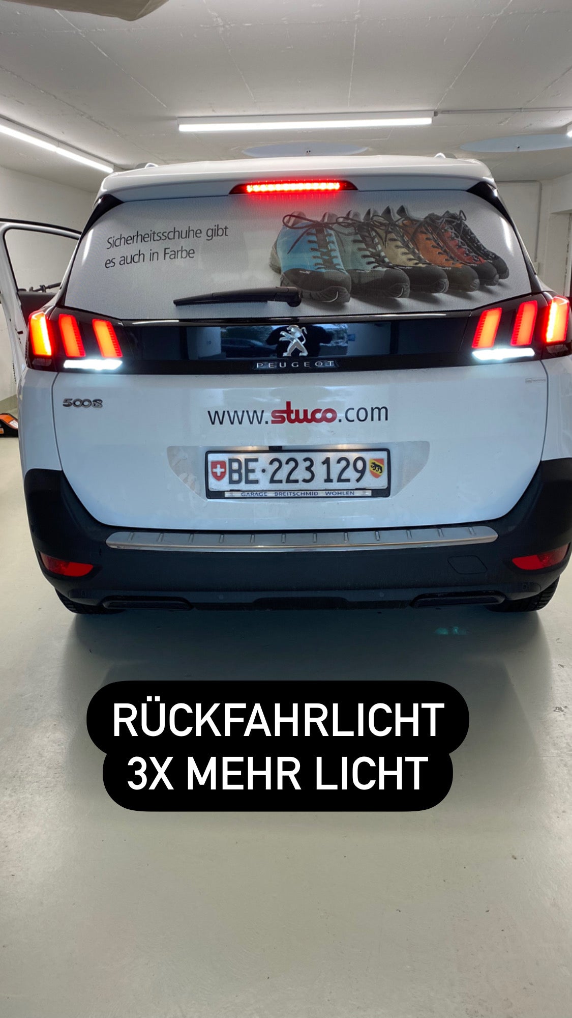 P21W - BA15S-1156 canbus star LED Swiss Made 12-30V reversing light 2 pcs.