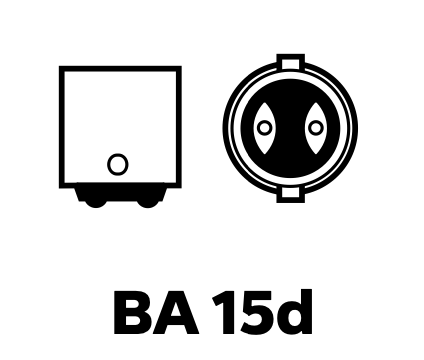 P21/5W LED red Super CANBUS Swiss Made 12-24V brake light BA15D, 1 set