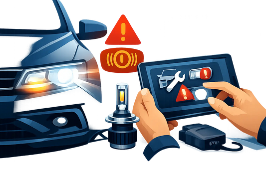LED-Lampen Fehlermeldung im Auto beheben