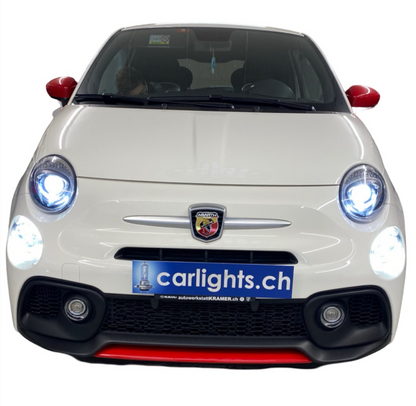 FIAT 500 2007 bis 2016  LED Upgrade Komplett-Set mit Halogen-Scheinwerfer