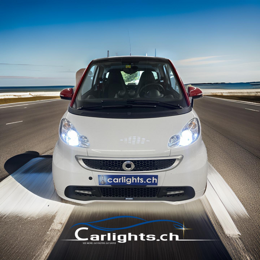 SMART  Fortwo 3. Gen. 451, 453  ab 2014  LED Upgrade-Set mit Halogen-Scheinwerfer carlights.ch