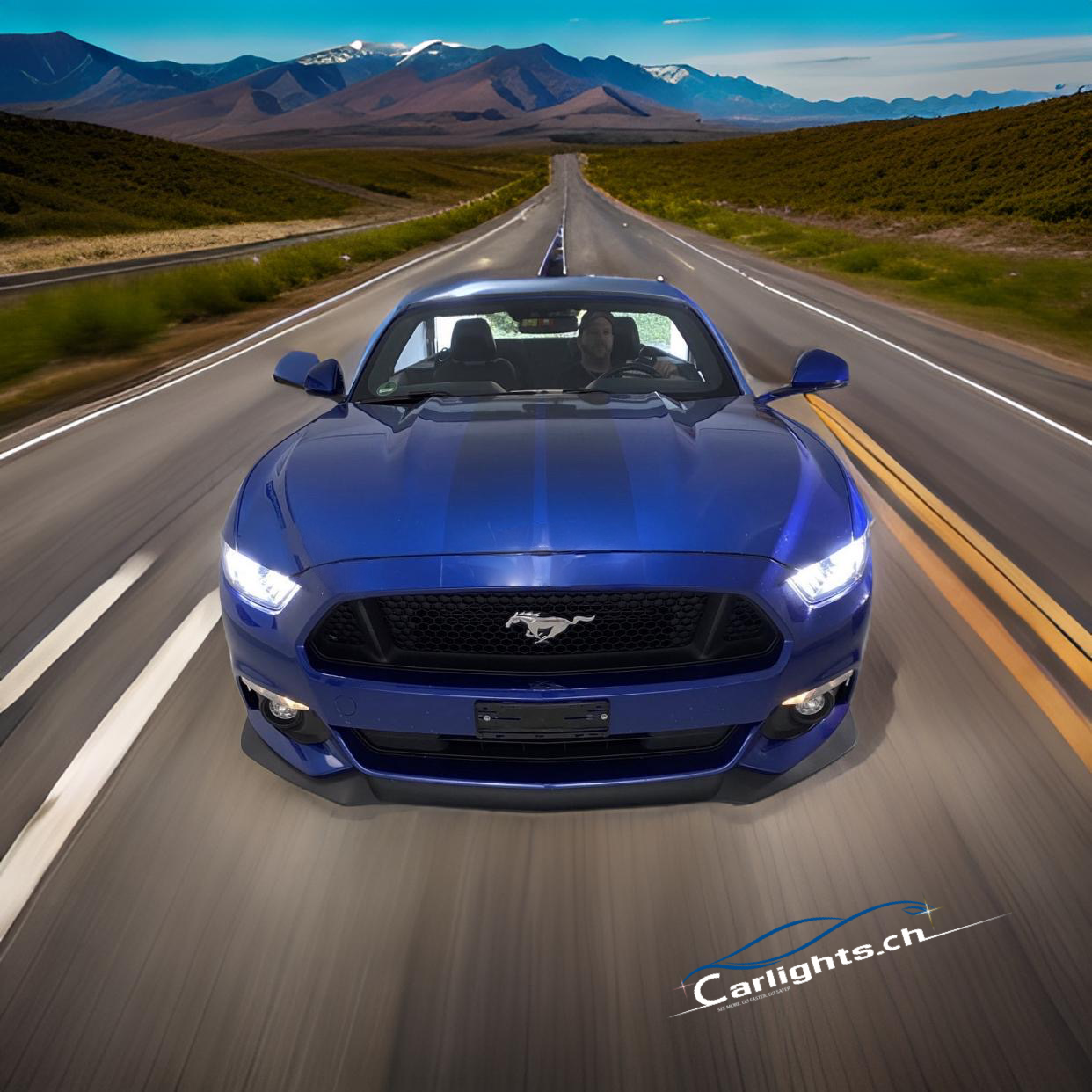 FORD Mustang с 2014 года Комплект светодиодных обновлений с биксеноновыми фарами