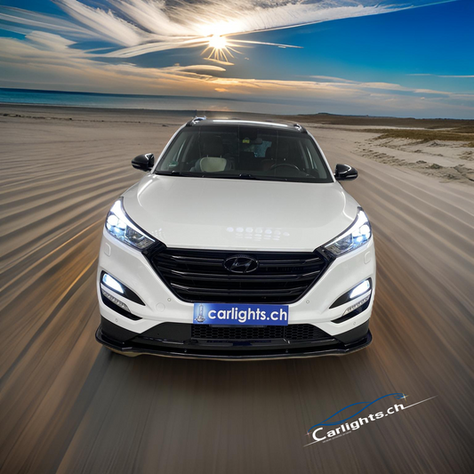 HYUNDAI Tucson, ix35 (3. Gen.) TL, TLE, 2015-2018 Kit de mise à niveau LED feux de croisement/feux de route