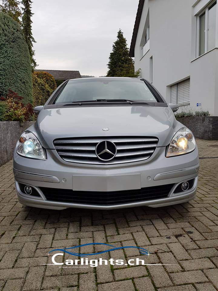 MERCEDES B-Klasse (W246) 246, 245G ab 2011-2018  LED Upgrade-Set mit Halogen-Scheinwerfer