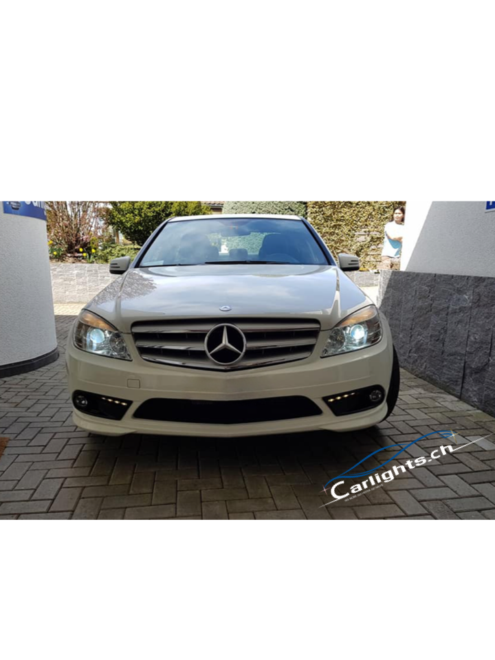 MERCEDES C-Klasse (W/S / 205) 204, ab 2014-2019  LED Upgrade-Set mit Halogen-Scheinwerfer