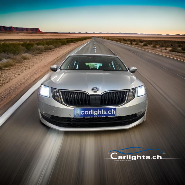 SKODA Octavia (3° gen. facelift) 5E 2016 - 2020 Set di aggiornamento LED con fari alogeni