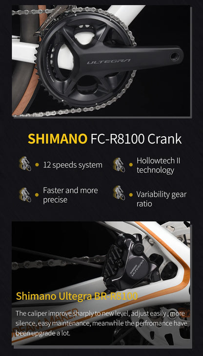 SAVA Dream Maker Full Carbon Fiber Bike Strap SHIMAN0 Di2 8170 24 Speed Hydraulic Disc Brake High End Race Class Road Bike