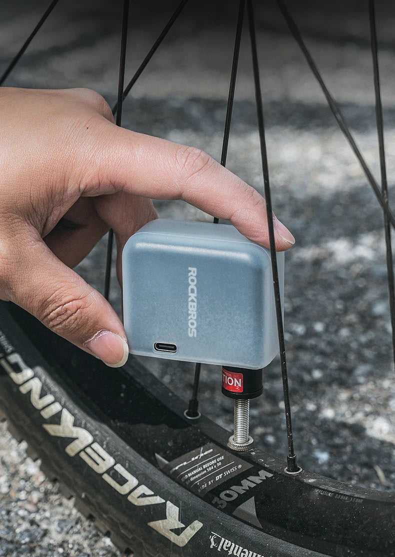 Rockbros Mini Bike Pump With Battery