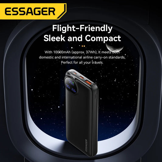 Essager power bank 20000mah 22,5 w pd charge rapide power bank chargeur portable pour iphone 15 14 13 12 pro max huawei