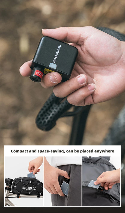 Rockbros Mini Bike Pump With Battery