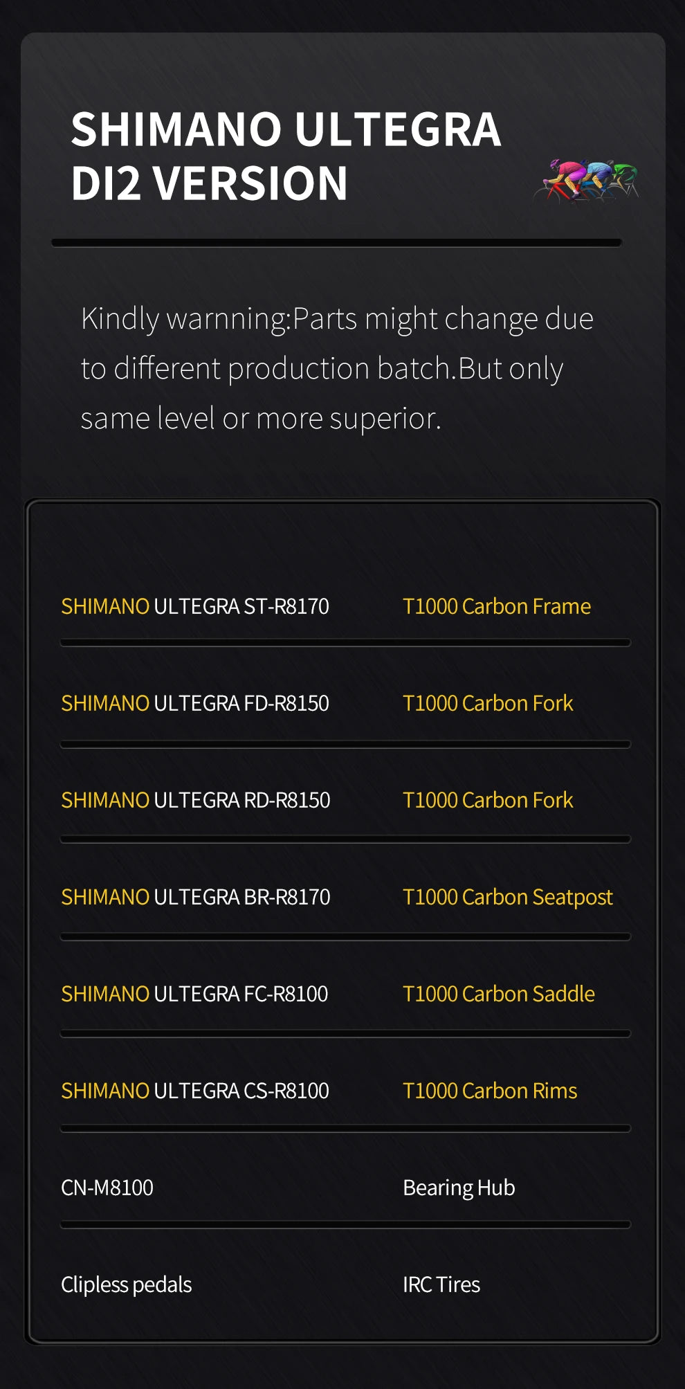 SAVA Dream Maker Full Carbon Fiber Bike Strap SHIMAN0 Di2 8170 24 Speed Hydraulic Disc Brake High End Race Class Road Bike