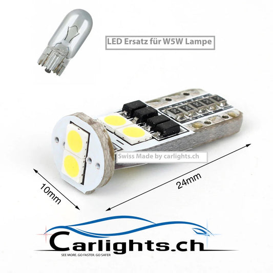 Standlicht W5W-T10 LED CANBUS 12V 2.4W CANBUS 2 Stk.