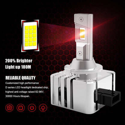 D1S LED canbus 9000LM 150% more light than xenon 2 pcs.