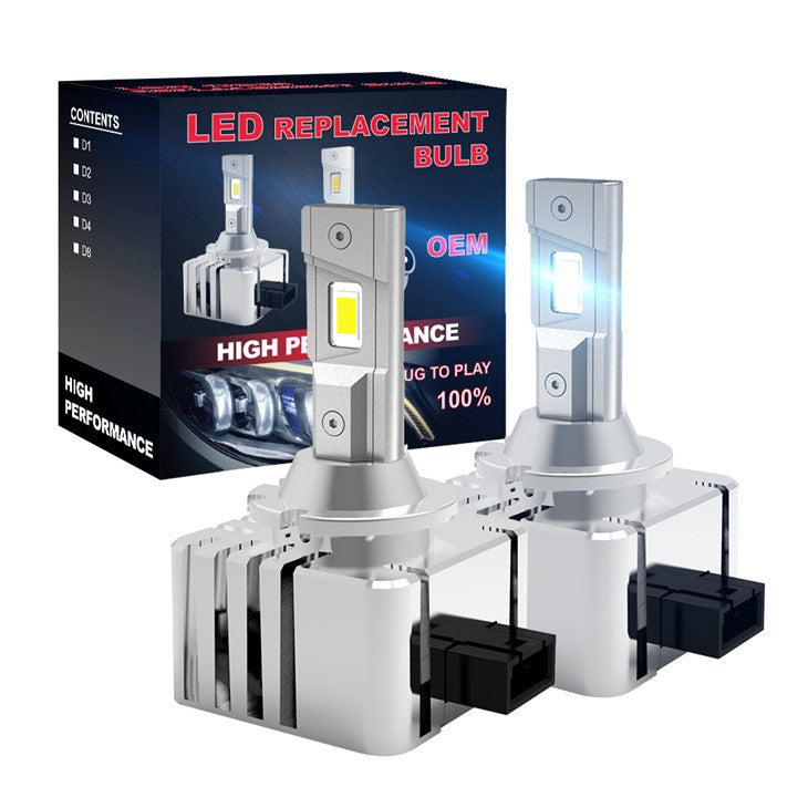 D1S LED canbus 9000LM 150% more light than xenon 2 pcs.