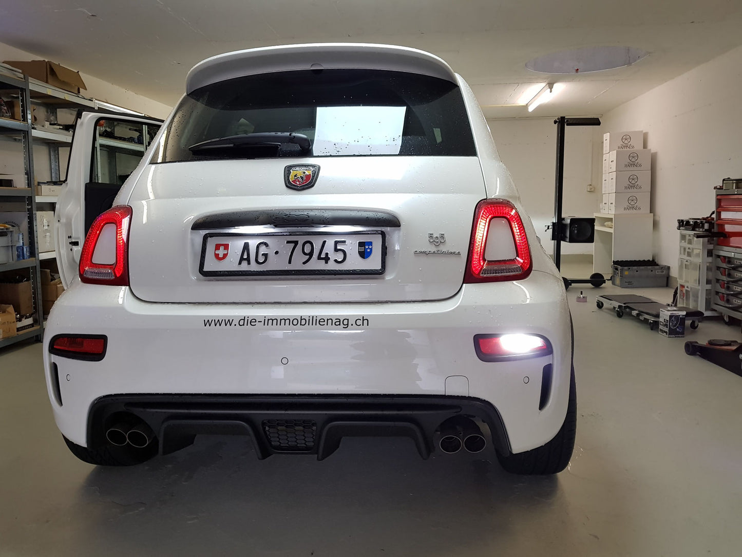 Eclairage de plaque à LED ABARTH 500 canbus sans défaut 2 pcs.