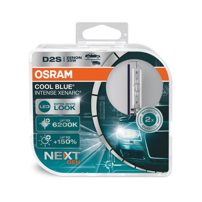 OSRAM D2S CBN XENARC COOL BLUE® INTENSE (NEXT GEN)  XENON BRENNER 6200K 35W- 2Stk.