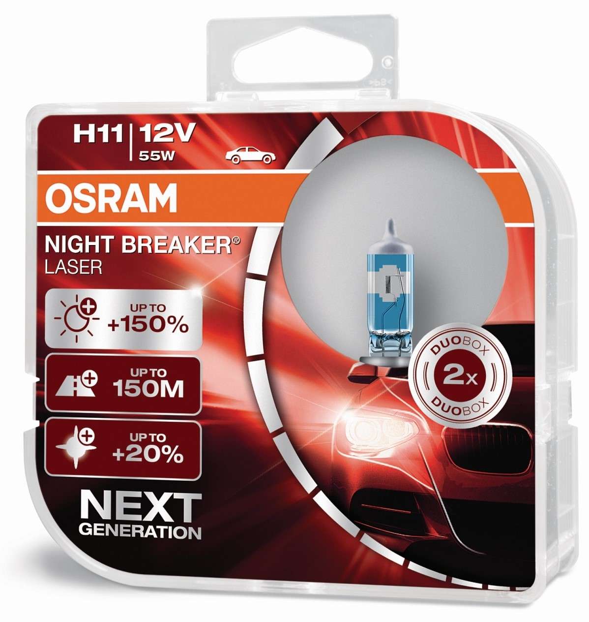 H11 OSRAM NIGHT BREAKER® LASER 2 Stk.