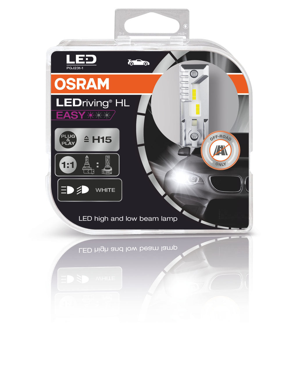 Skoda Octavia ab 11/2012 mit Halogenscheinwerfern H15 Tagfahrlicht LEDriving® HL EASY OSRAM 1 Set