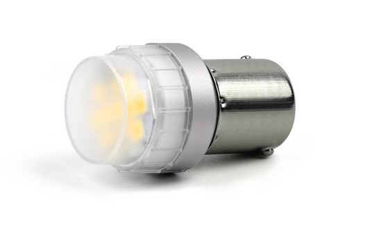 R5W  BA15S LED Weiss kurz 12-30V 7.3W- Spannung: 12-30V   2 Stk.