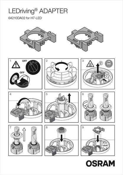 OSRAM LEDriving ADAPTER 64210DA02 (2 pcs.)