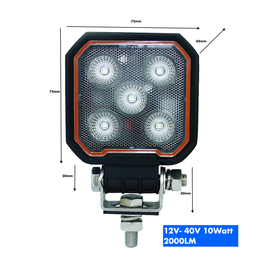 LED 10Watt Arbeitscheinwerfer 12-38V Osram Chip