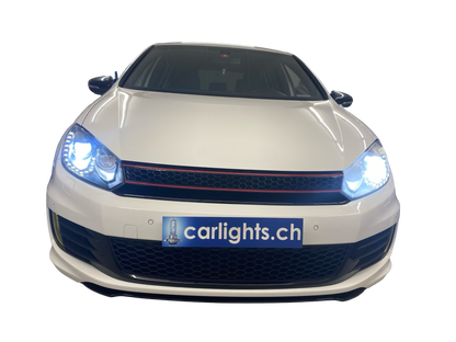 VW Golf 6, 1K, 1KM  2008-2016  LED Upgrade-Set mit Bi-Xenon-Scheinwerfer car lights
